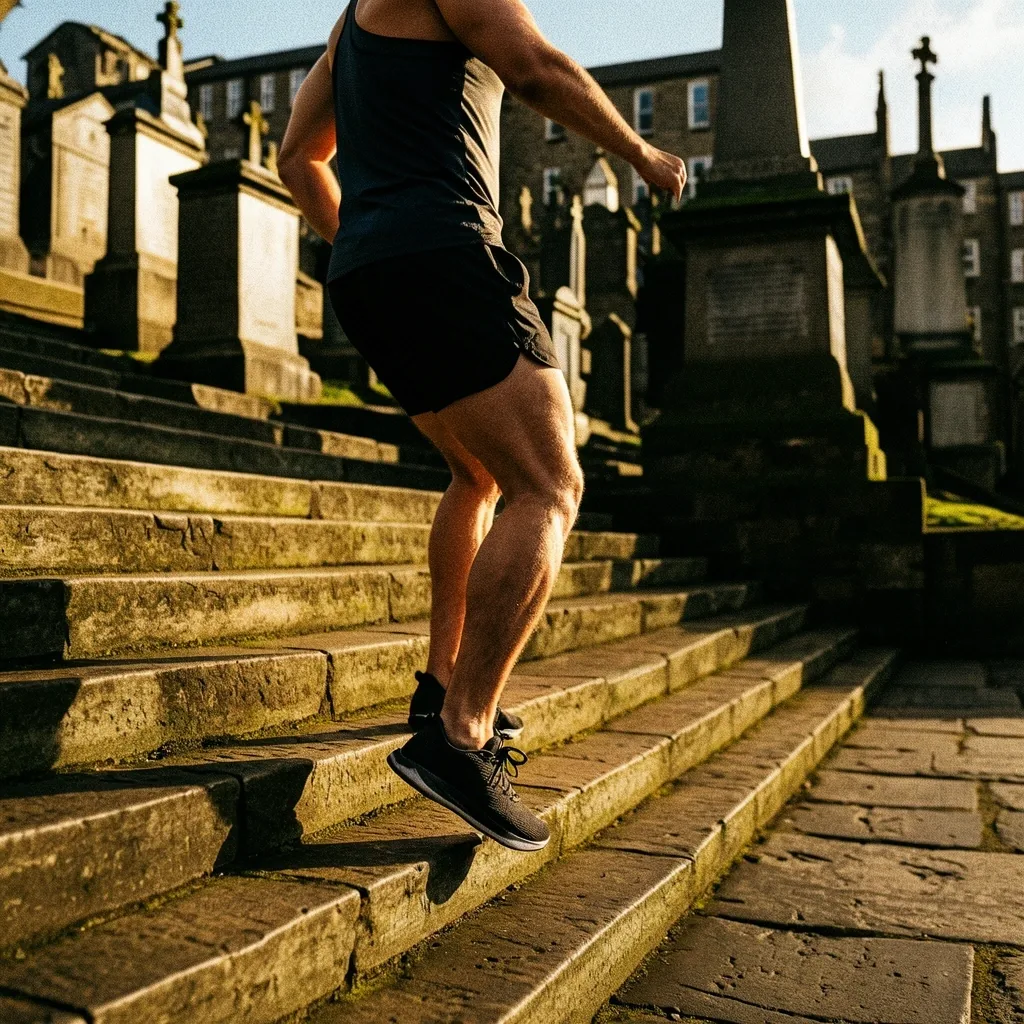 Movement on historic stairs